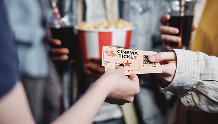 Movie tickets to film